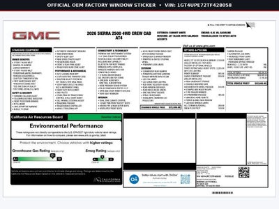 2026 GMC Sierra 2500 HD AT4