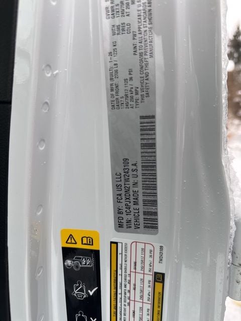 2026 Jeep Wrangler Sport S