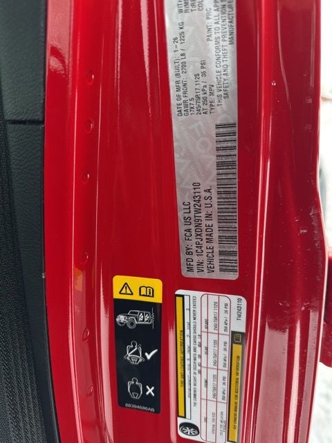 2026 Jeep Wrangler Sport S