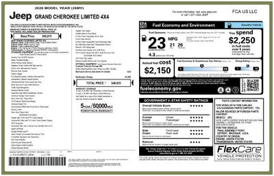 2026 Jeep Grand Cherokee Limited