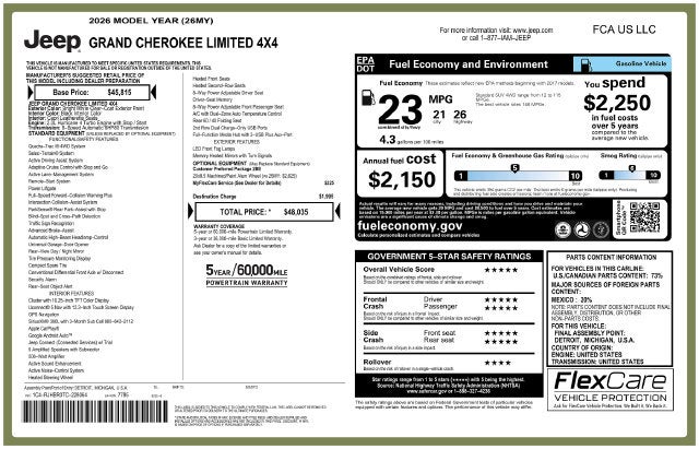 2026 Jeep Grand Cherokee Limited