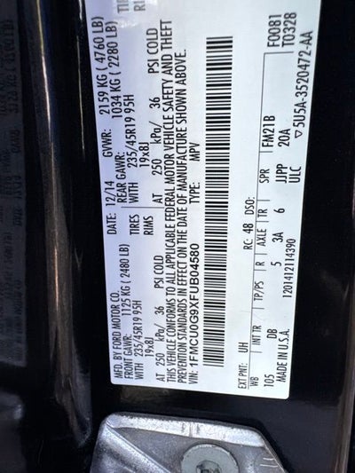 2015 Ford Escape SE