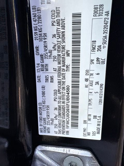 2015 Ford Escape SE