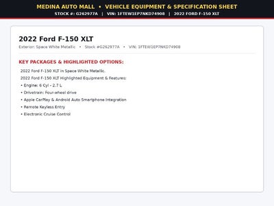 2022 Ford F-150 XLT