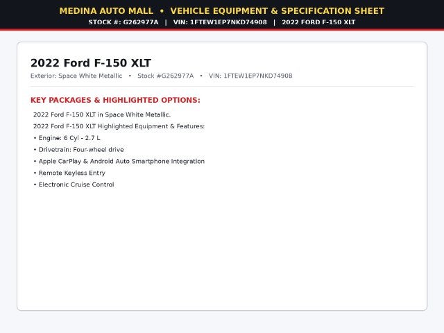 2022 Ford F-150 XLT