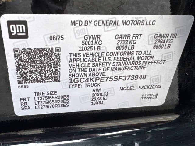 2025 Chevrolet Silverado 2500HD LTZ
