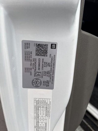 2024 Chevrolet Express 2500 Work Van Cargo