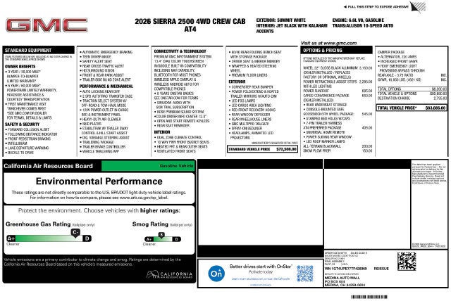 2026 GMC Sierra 2500HD AT4