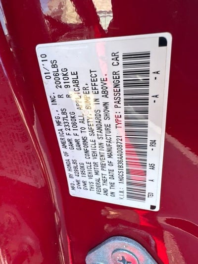 2010 Honda Accord LX-S 2.4