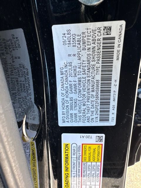 2024 Honda Civic Sport