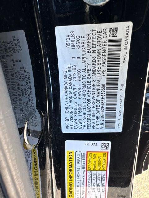 2024 Honda Civic Sport