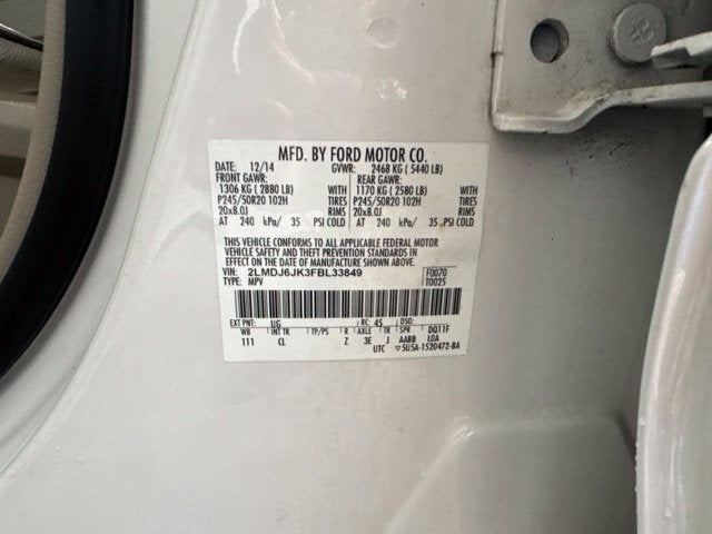 2015 Lincoln MKX Base