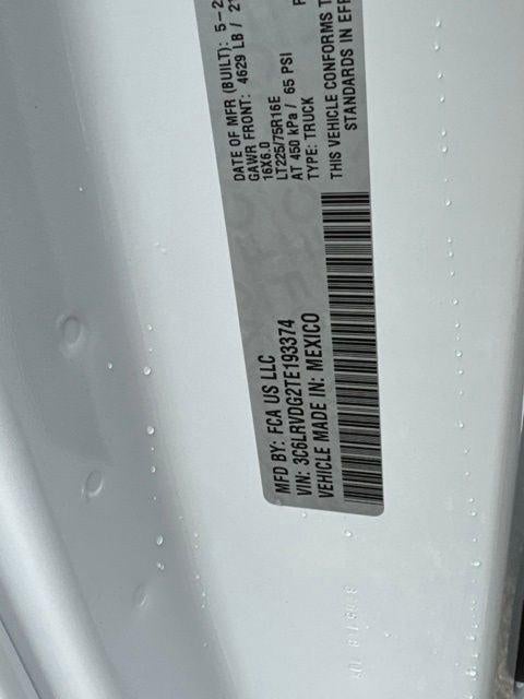2026 RAM ProMaster 2500 High Roof