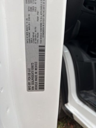 2026 RAM ProMaster 2500 High Roof