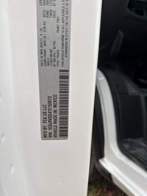 2026 RAM ProMaster 2500 High Roof