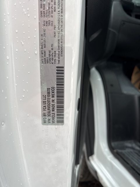 2026 RAM ProMaster 2500 High Roof