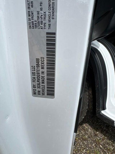 2026 RAM ProMaster 2500 High Roof