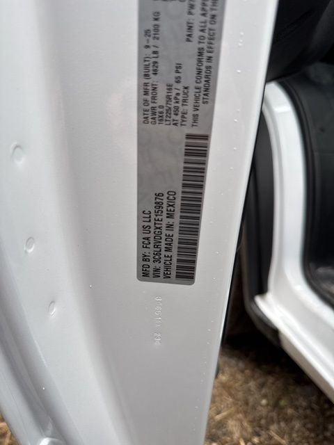 2026 RAM ProMaster 2500 High Roof