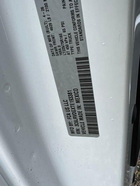 2026 RAM ProMaster 2500 High Roof