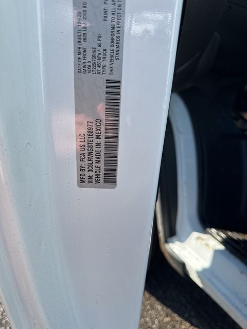 2026 RAM ProMaster 1500 Low Roof