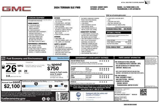 2024 GMC Terrain SLE