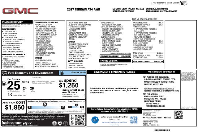 2027 GMC Terrain AT4