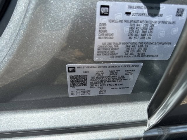 2026 GMC Sierra 1500 AT4X