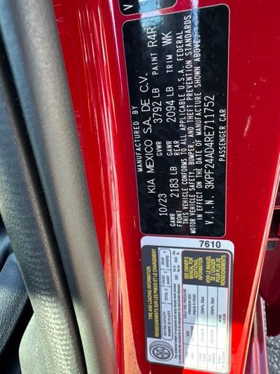 2024 Kia Forte LXS