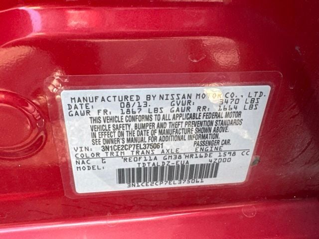 2014 Nissan Versa Note SV