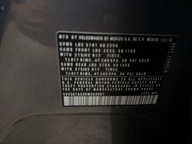 2019 Volkswagen Tiguan 2.0T SE