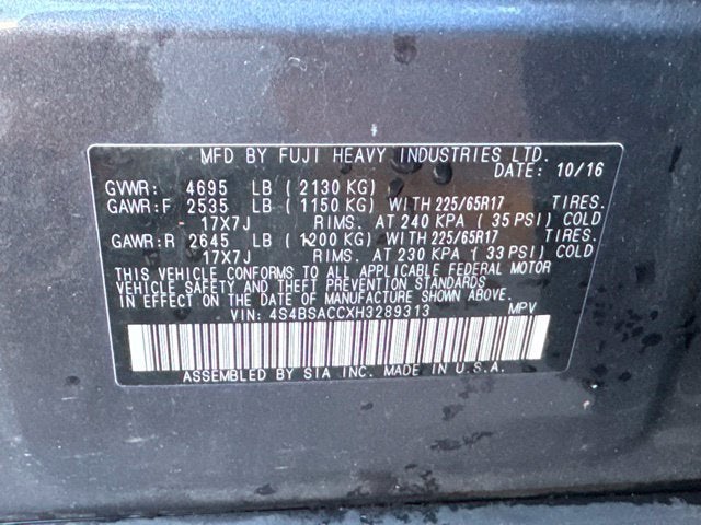 2017 Subaru Outback 2.5i Premium