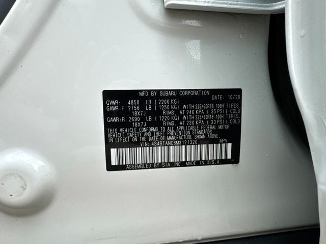 2021 Subaru Outback Limited