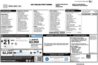 2027 Buick Enclave Sport Touring