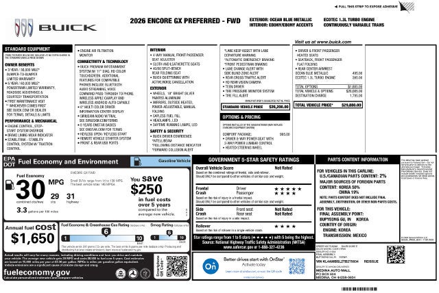 2026 Buick Encore GX Preferred