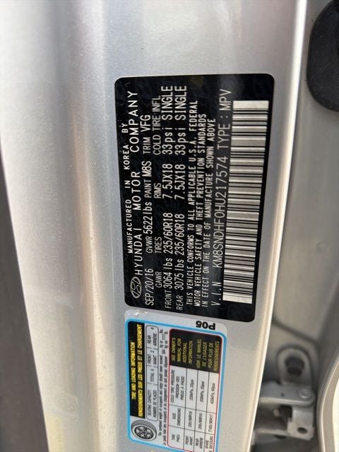 2017 Hyundai Santa Fe Limited