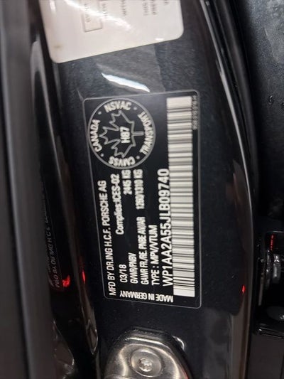 2018 Porsche Macan Sport Edition