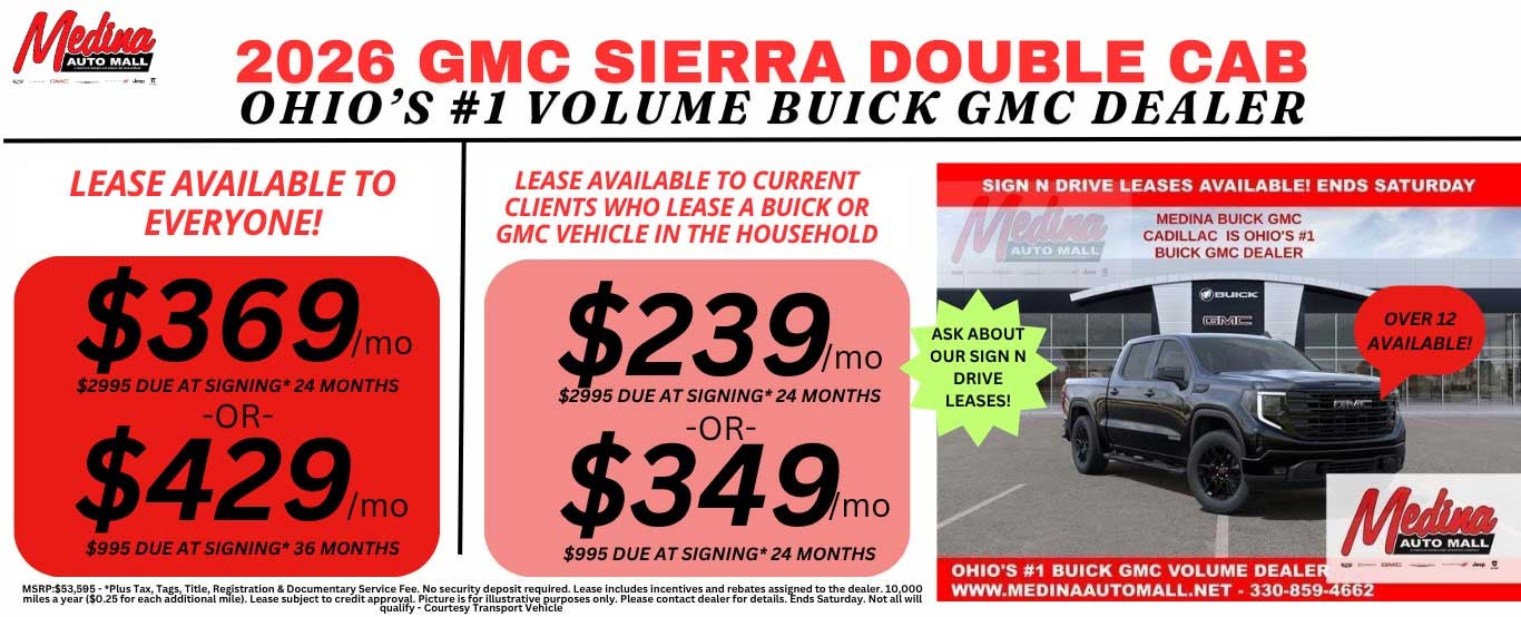 Sierra Truck lease deals