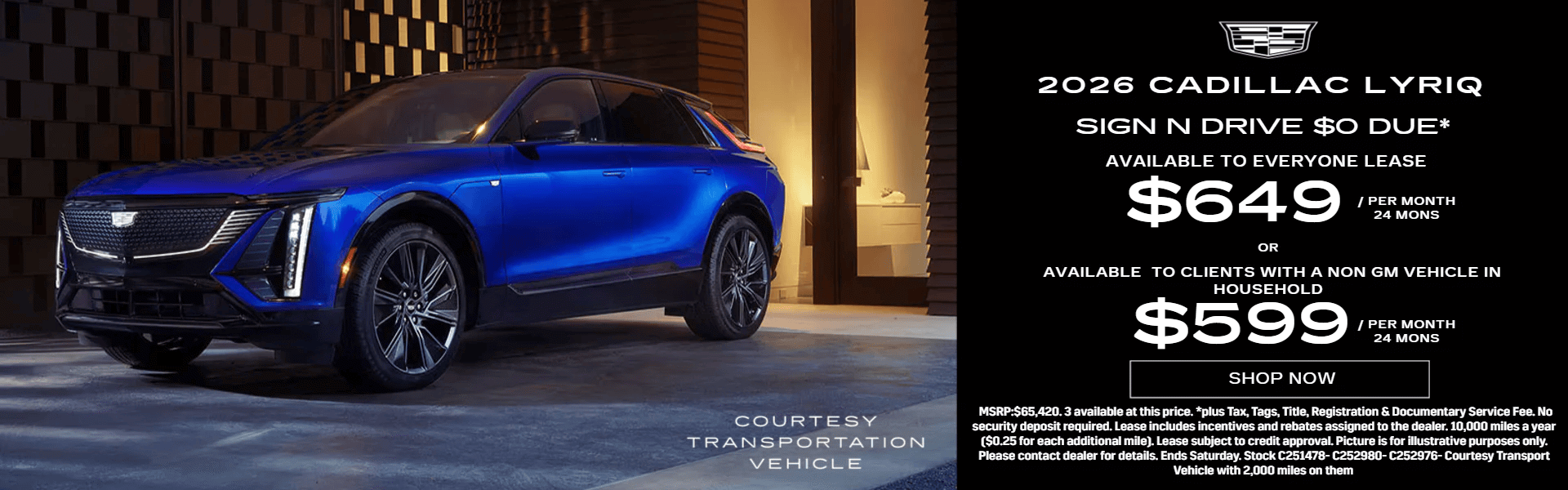 CADILLAC LYRIQ LEASE SPECIALS NEAR AKRON, CLEVELAND AND MEDINA OHIO